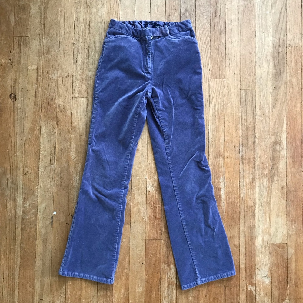 Vintage 1990s Stretch Velvet Slim Plants